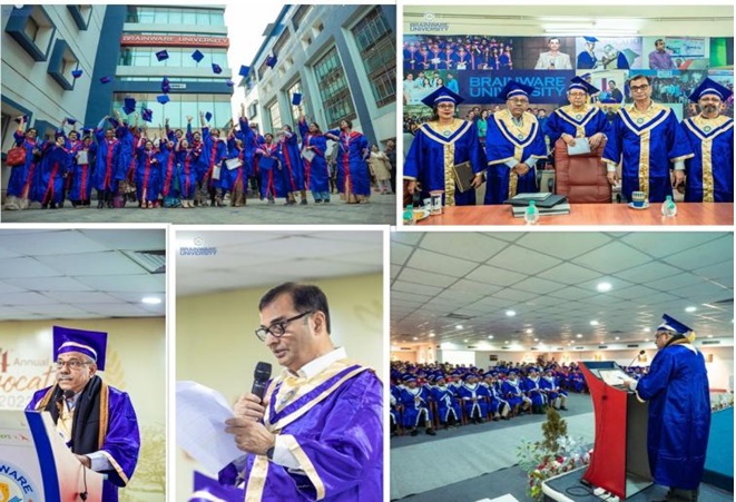 4th Annual Convocation of Brainware University took place on February 24