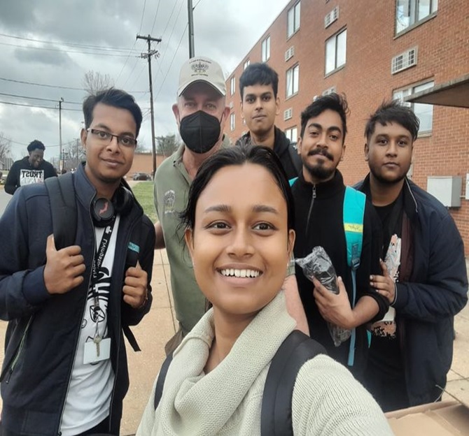 Dream comes true! 5 BBA students from Brainware University start attending 4th-semester classes at Livingstone College in the USA