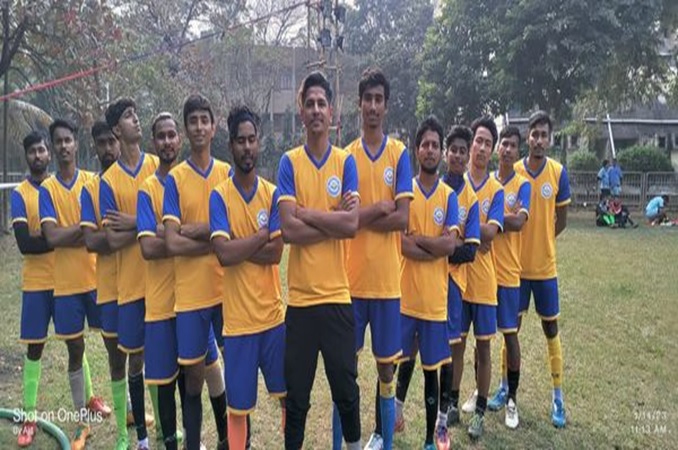 A promising football team in the making: University team gives a courageous performance at the ISI football tournament
