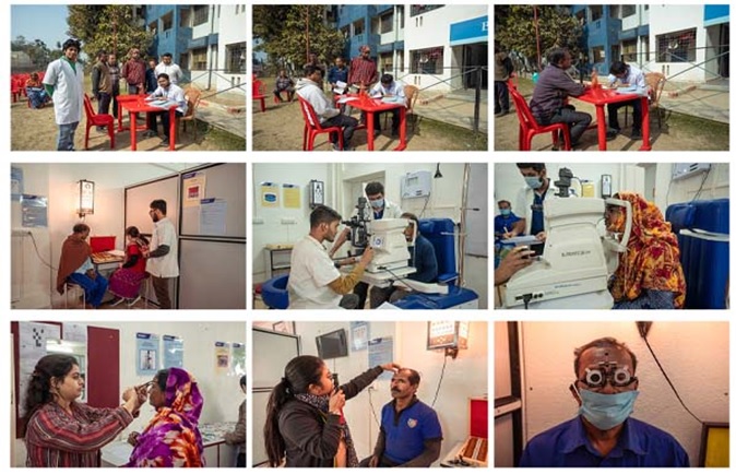 Vision and cataract screening camp at Brainware University: An initiative towards community health by the department of Allied Health Sciences