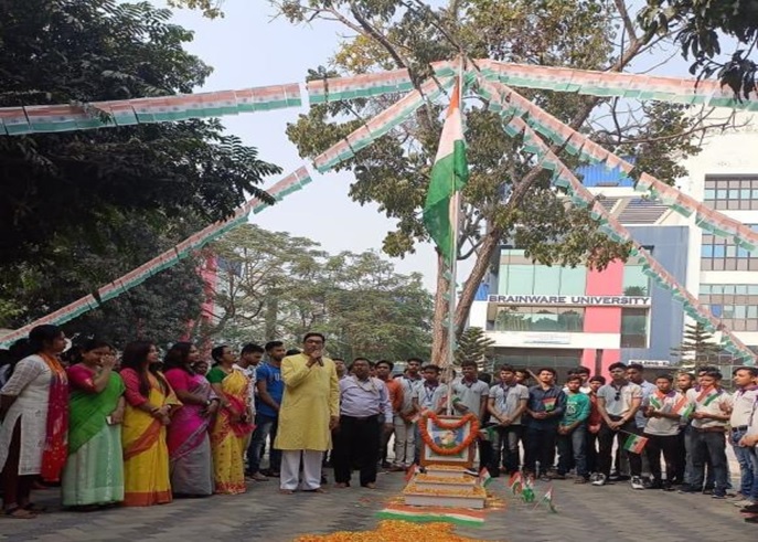 Pledging to preserve the glorious heritage of our country on the 74th Republic Day