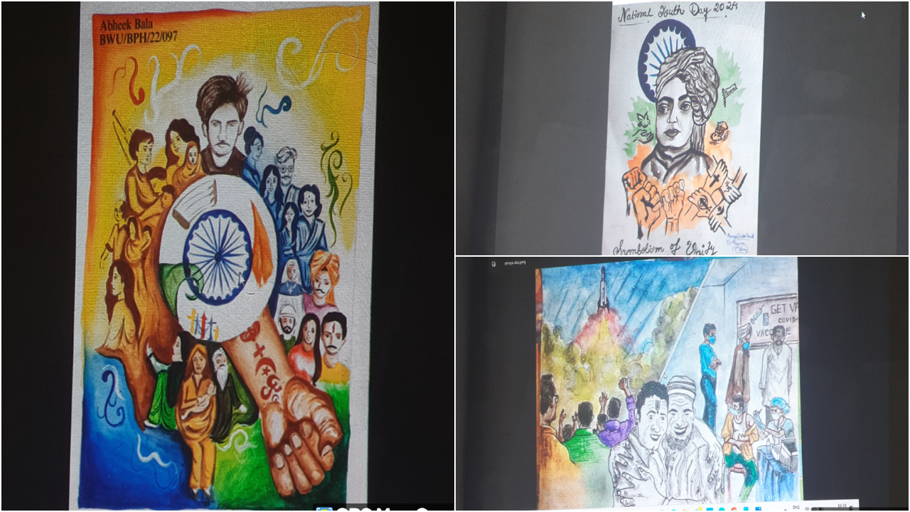 National Youth Day: Display of boundless creativity by the students