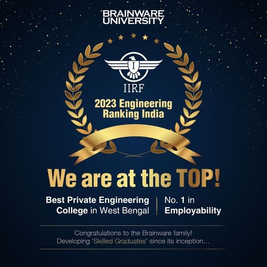 Another MILESTONE! BEST PRIVATE ENGINEERING COLLEGE in West Bengal in the IIRF 2023 Engineering Ranking India
