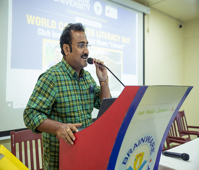 Popular 'Foodman' Chandrasekhar Kundu highlights the importance of computer knowledge on 'World Computer Literacy Day'
