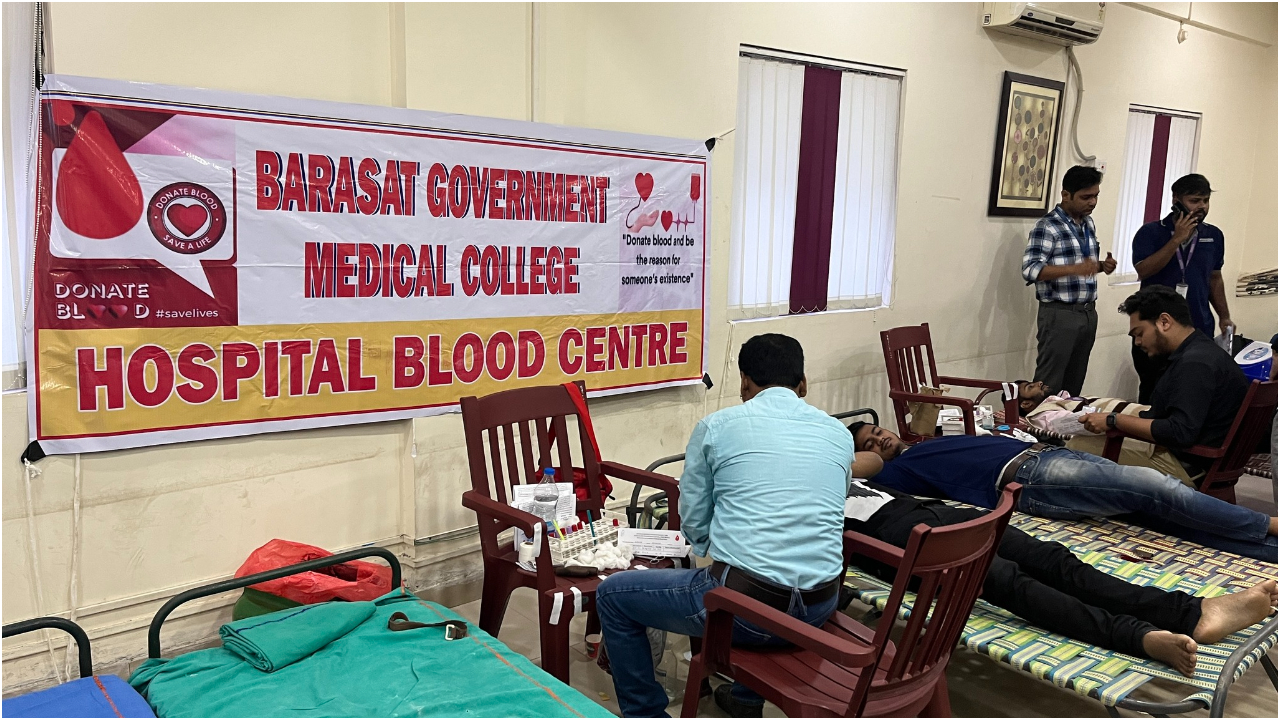 Selfless Act with a Lasting Impact: Voluntary Blood Donation Camp in collaboration with Barasat Government Medical College