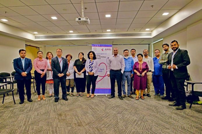 Brainware University conducts 1st corporate training programme on Therapeutic Communication for the doctors of AMRI Group of Hospitals, Kolkata