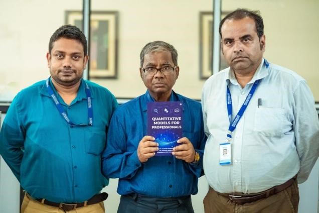 A useful companion for BBA LLB, BBA and MBA students: BWU professors co-author book titled 'Quantitative Models for Professionals'