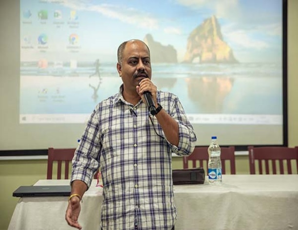 Veteran Media personnel conducts a session on 'Media and its Evolution'