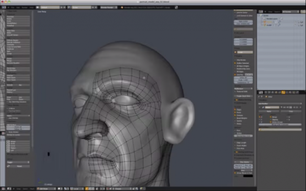 3D Modelling of Face