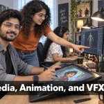 Multimedia animation vfx
