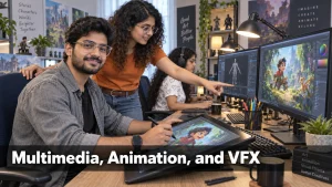 Multimedia animation vfx