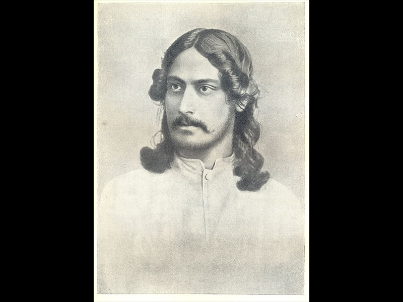 Portrait of Nobel Laureate Rabindranath Tagore