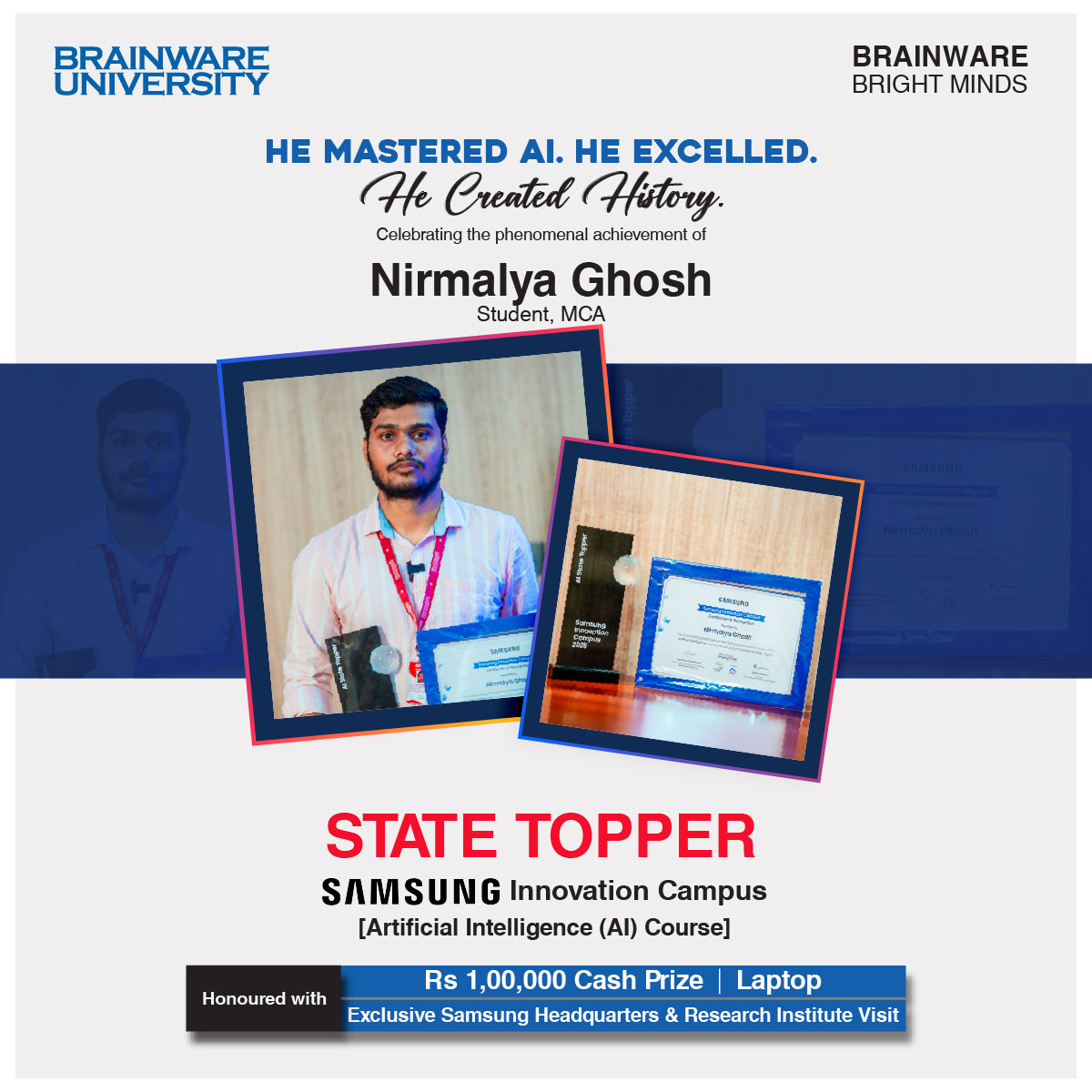 Nirmalya Ghosh_State Topper_Samsung