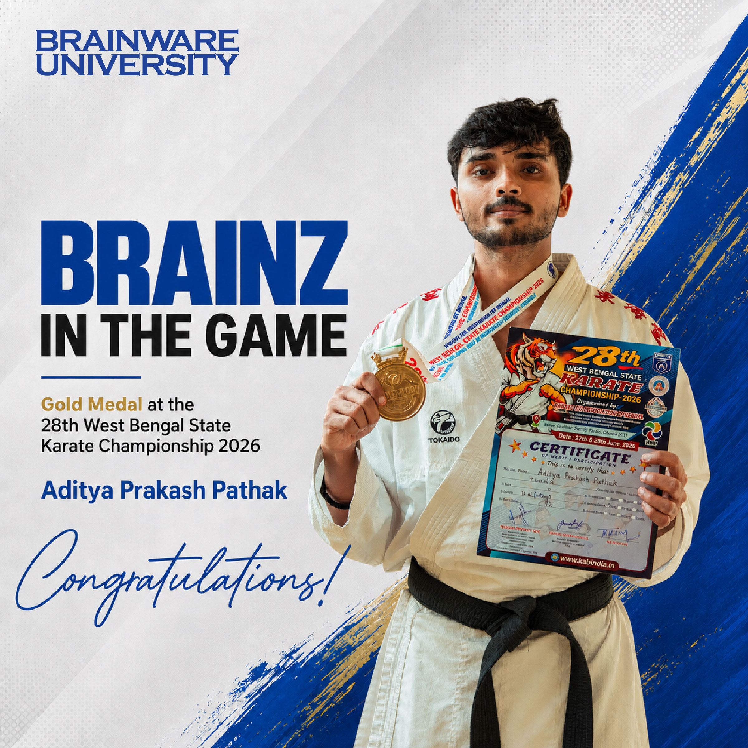 Aditya Prakash Pathak Gold Medal