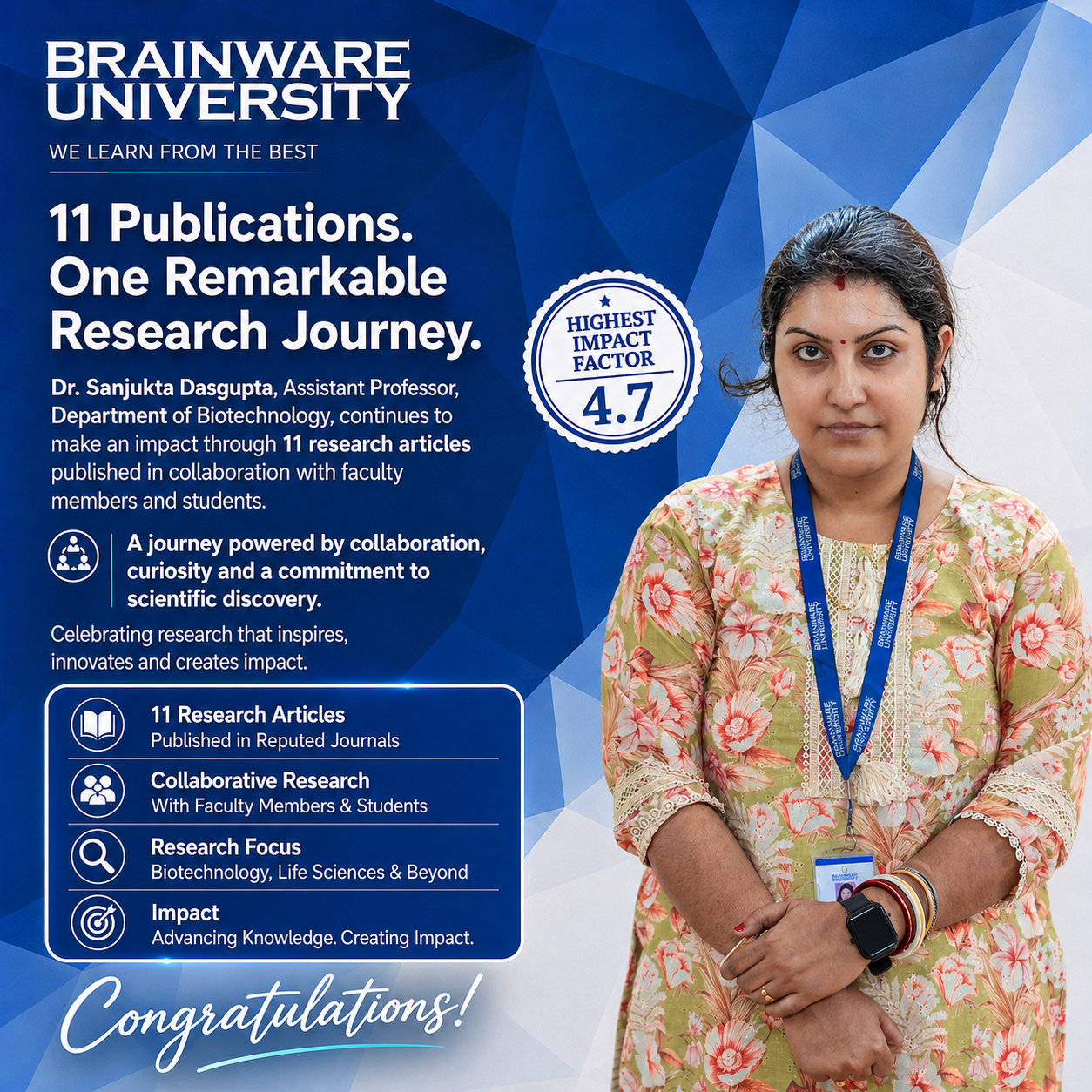 Dr Sanjukta Dasgupta Publication
