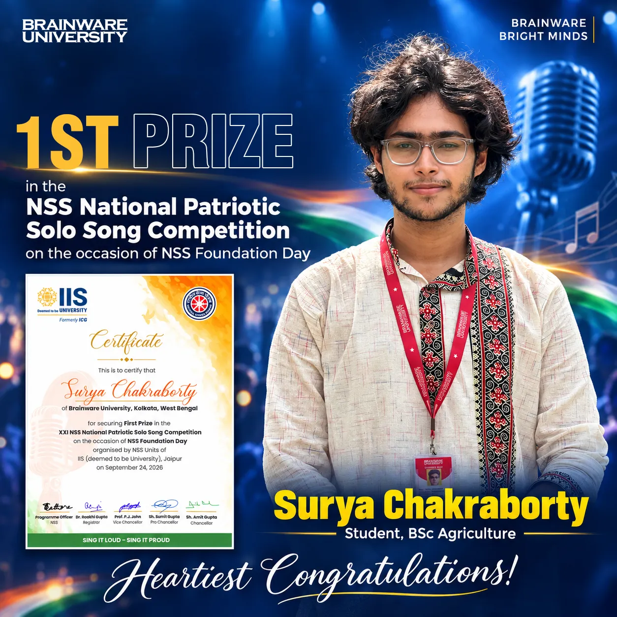 NSS 1st Prize