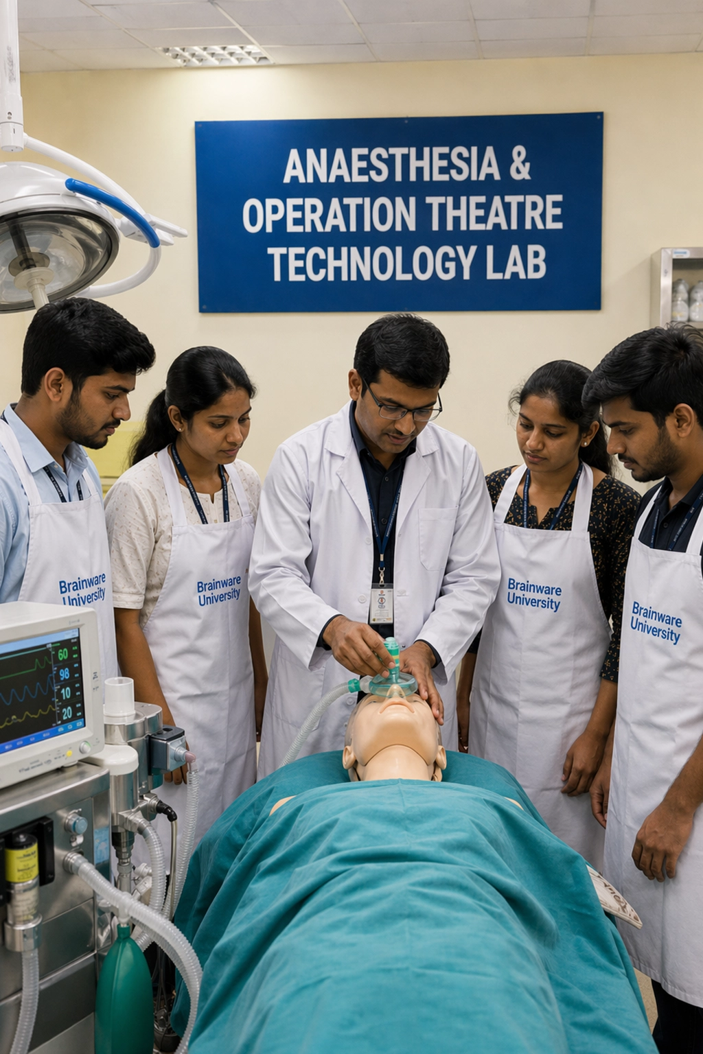Bachelor in Anaesthesia & Operation Theatre Technology Lab and Students
