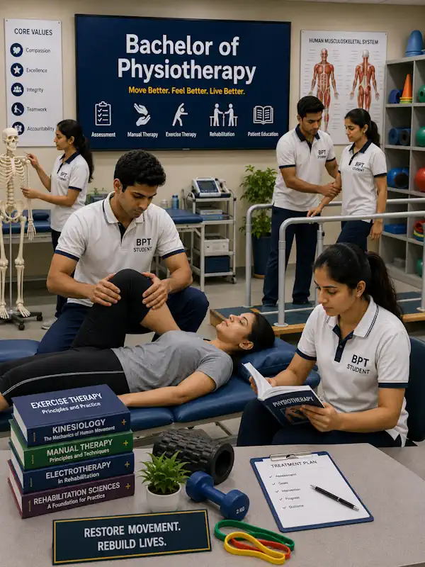 Physiotherapy Lab with Students and Instructor