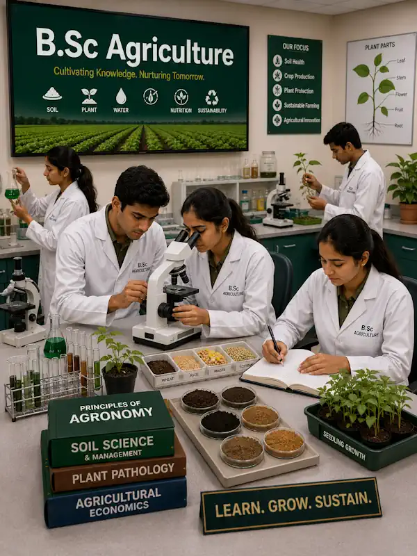 BSc Agriculture Lab and Students