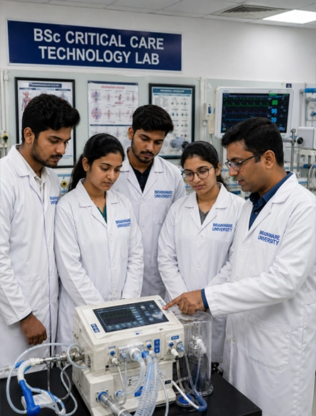 bsc cct students in lab