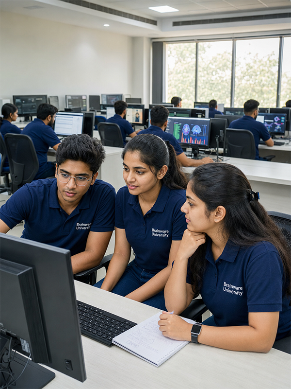 Btech CSE Lab and Students
