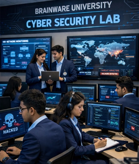 Btech Cyber Sccurity Lab and Students