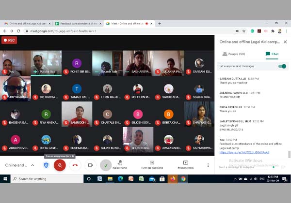 Image for Online and offline Legal Aid camp