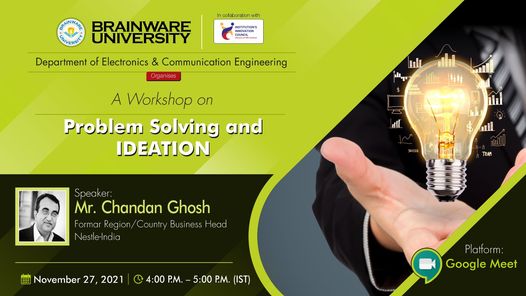 Webinar on-Problem Solving and Ideation