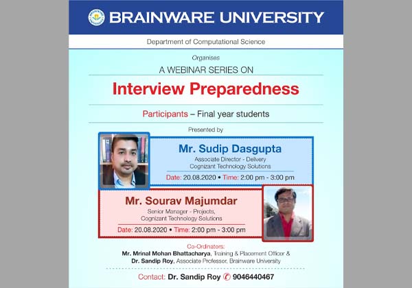 Virtual technical training series on 'Interview Preparedness'