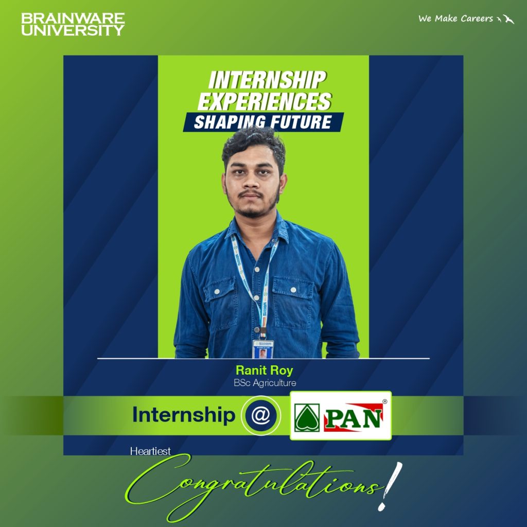 Robin Ranit Ranit RoyBSc AgriculturePAN – Internship