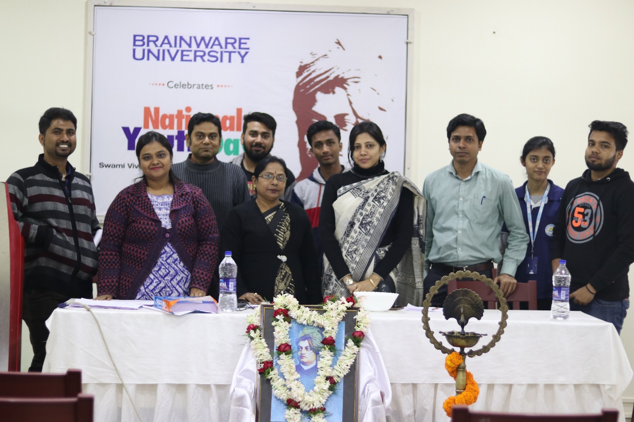National Youth Day program at Brainware university