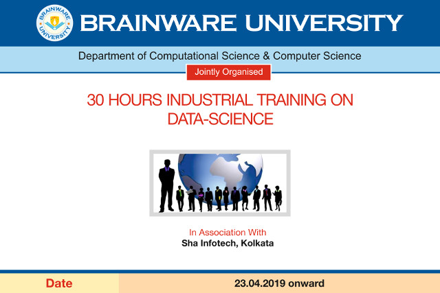 30 hours industrial training on data science