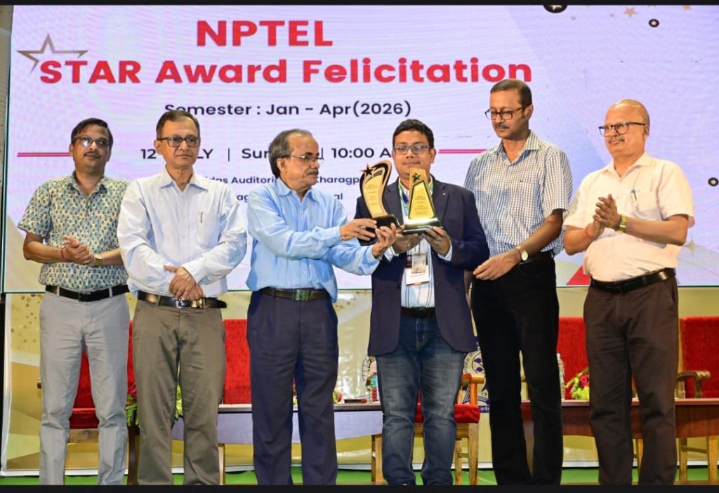 Dr. Sudipta Adhikary Felicitated at IITKGP