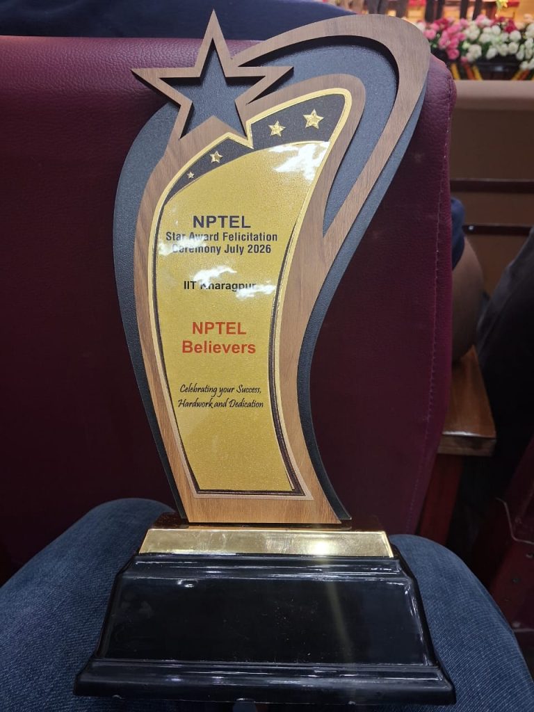 Dr. Sudipta Adhikary Won NPTEL Believers 2026