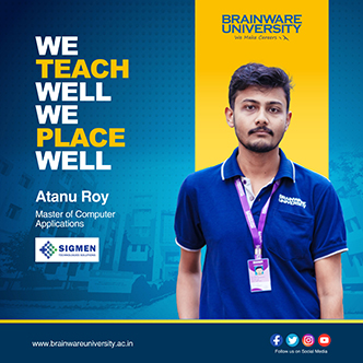 Atanu Roy | MCA | Placed @Sigmen Technologies – Brainware University ...