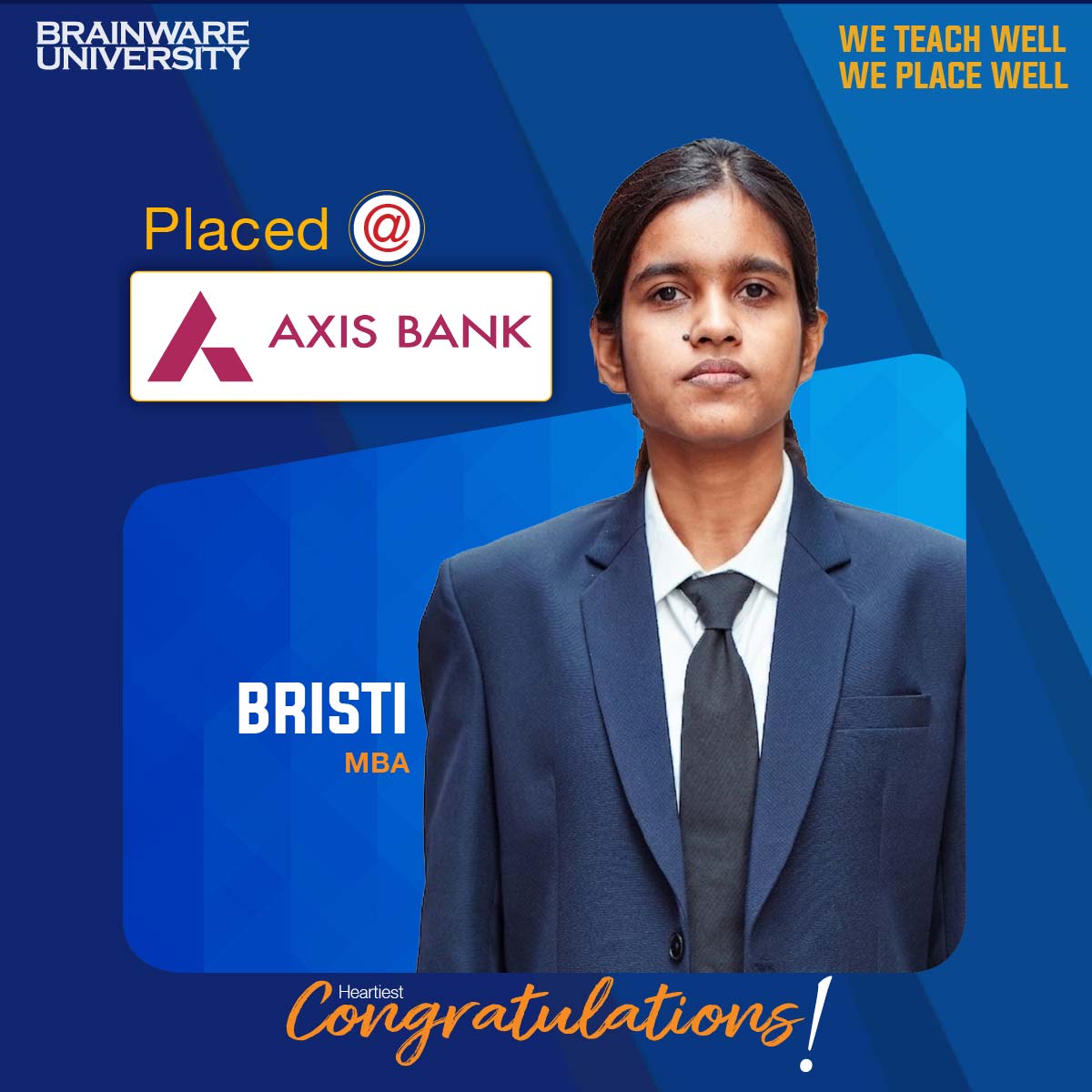Bristi Roy | MBA | Placed @Axis Bank