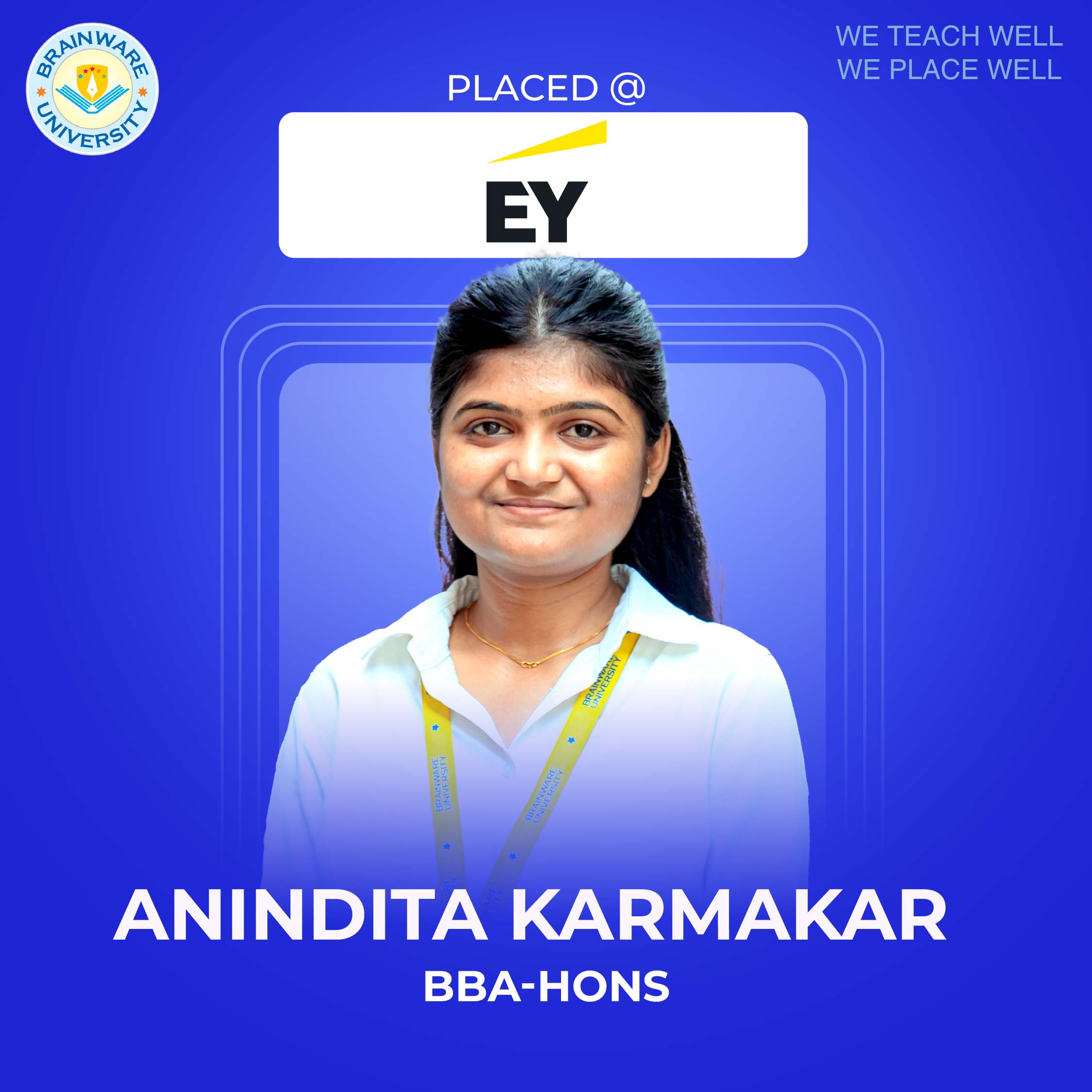 Anindita Karmakar | BBA | Placed @EY