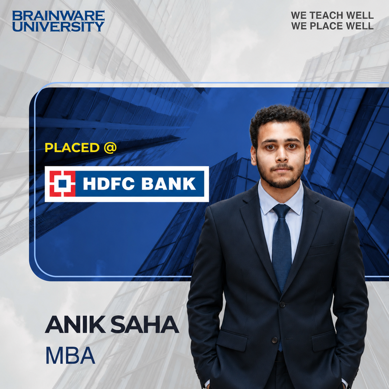 Anik Saha | MBA | Placed @HDFC Life Insurance