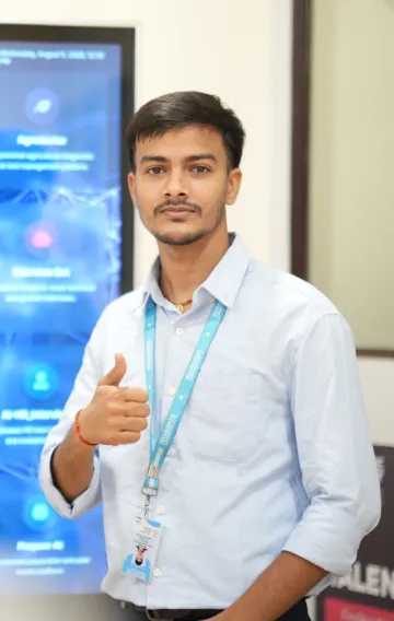 AIRDC team member at the project showcase