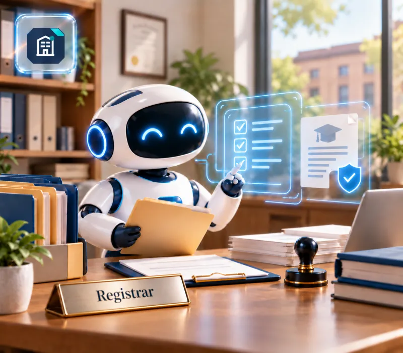 Registrar Ware: AI-powered institutional intelligence assistant for registrar services, policy, and compliance