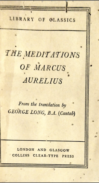 The Meditations of Marcus Aurelius