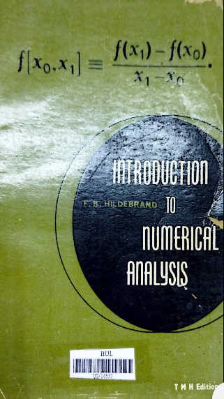 Introduction to numerical analysis