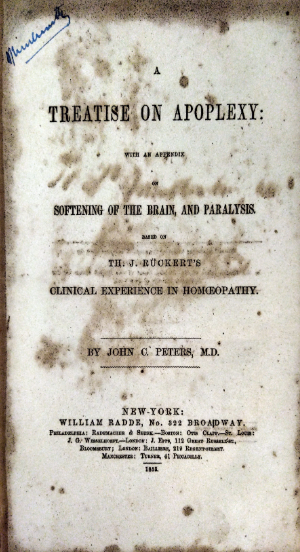 Treatise on apoplexy