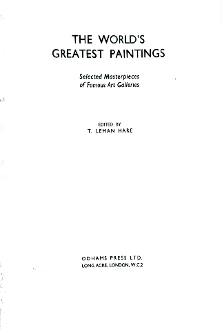 The world’s greatest paintings (V1)