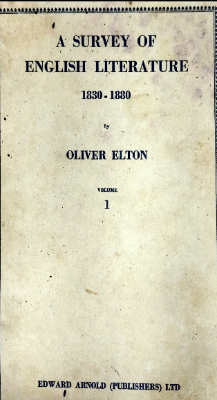 A survey of English literature