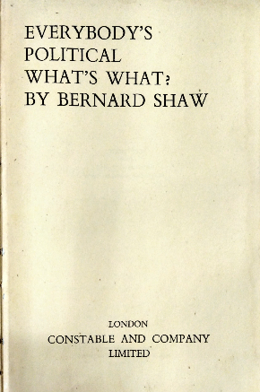 Everybody’s political what’s what?