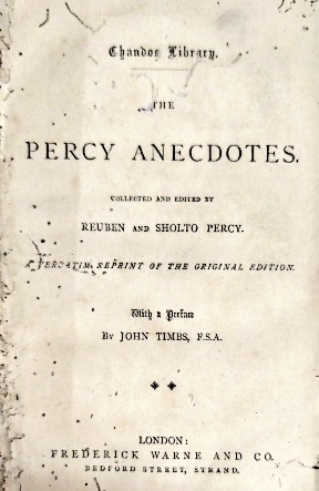 Percy anecdotes