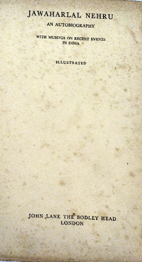 Jawaharlal Nehru: an autobiography